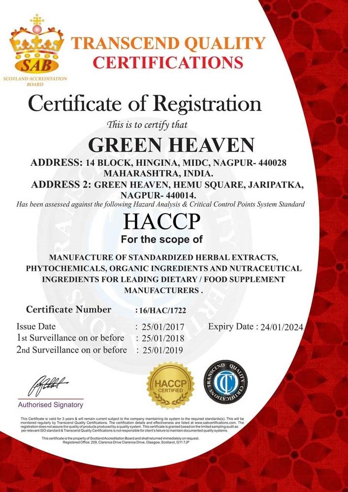 HACCP Certificate
